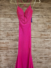 PINK SPARKLY MERMAID GOWN