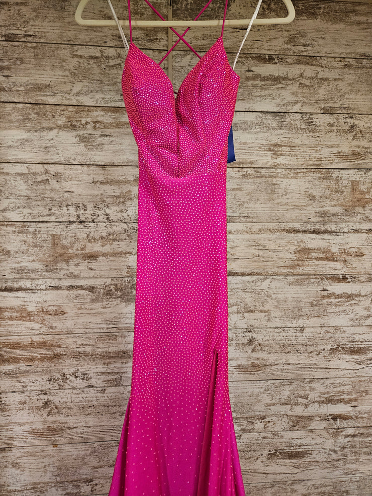 PINK SPARKLY MERMAID GOWN