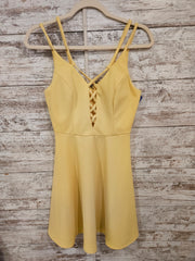 YELLOW SHORT DRESS
