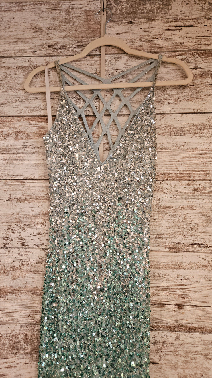 BLUE OMBRE SPARKLY DRESS (NEW)