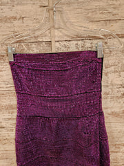 PURPLE SPARKLY SHORT DRESS