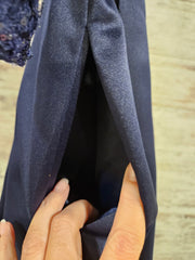 NAVY A LINE GOWN (NEW)