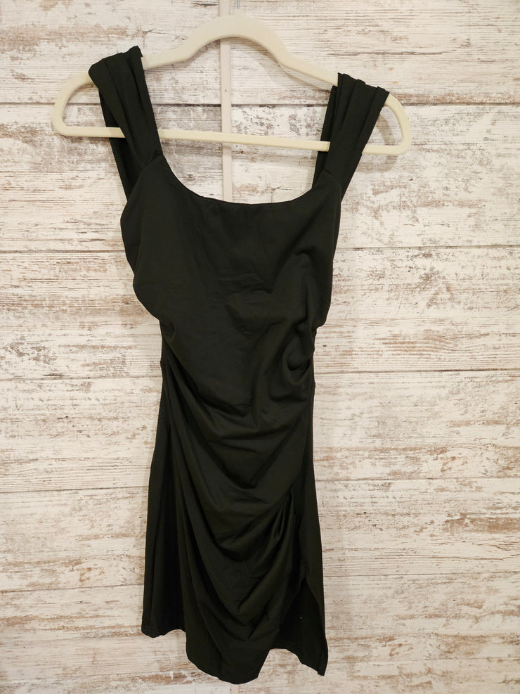 BLACK SHORT DRESS