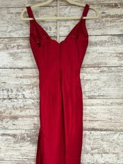 RED LONG EVENING GOWN