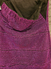 PURPLE SPARKLY SHORT DRESS