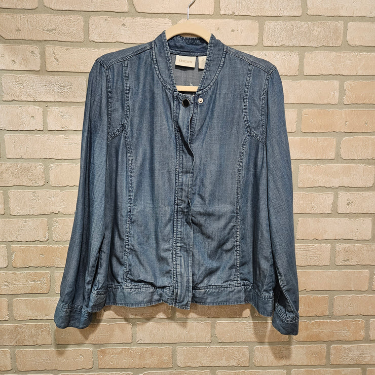 BLUE DENIM LIGHTWEIGHT JKT$129