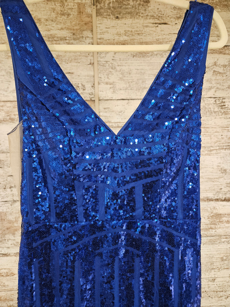 ROYAL BLUE SPARKLY MERMAID-NEW