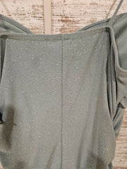 GREEN SPARKLY SHORT DRESS