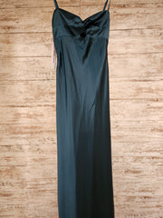 GREEN LONG EVENING GOWN (NEW)