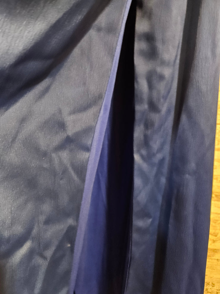 ROYAL BLUE LONG EVENING GOWN