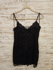 BLACK LACE SHORT DRESS