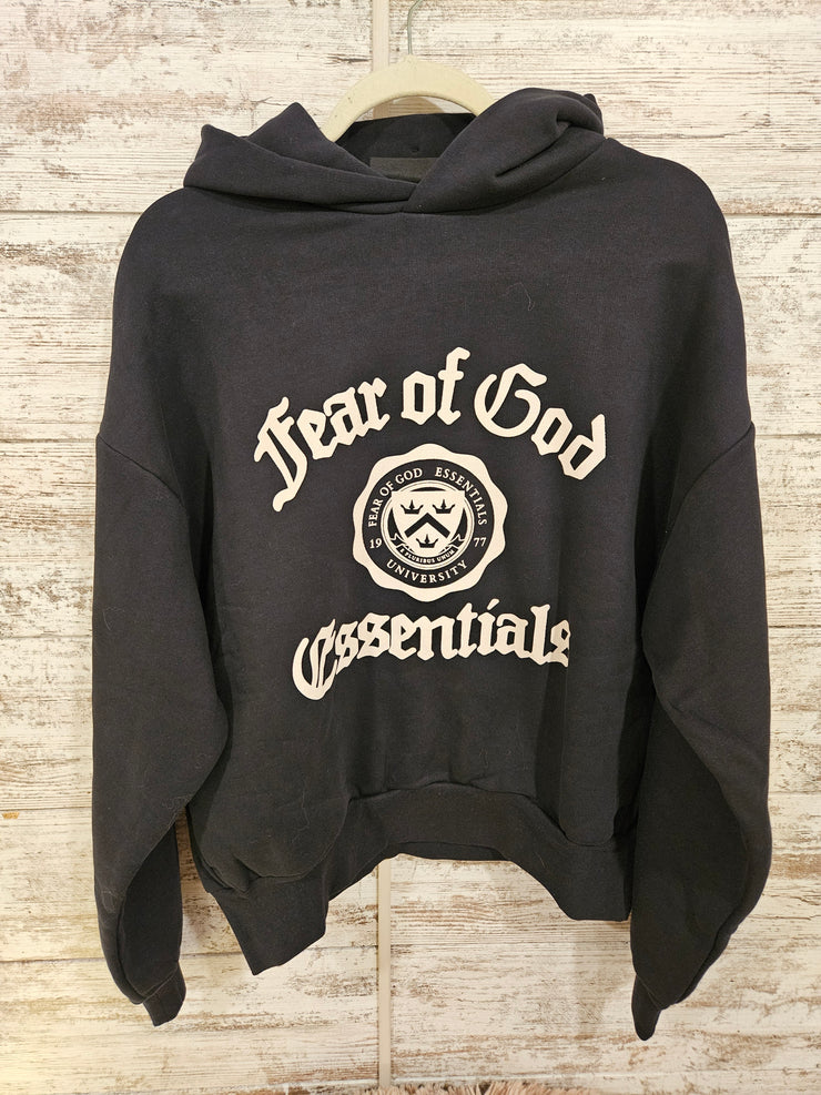 BLACK FEAR OF GOD HOODIE (NEW)