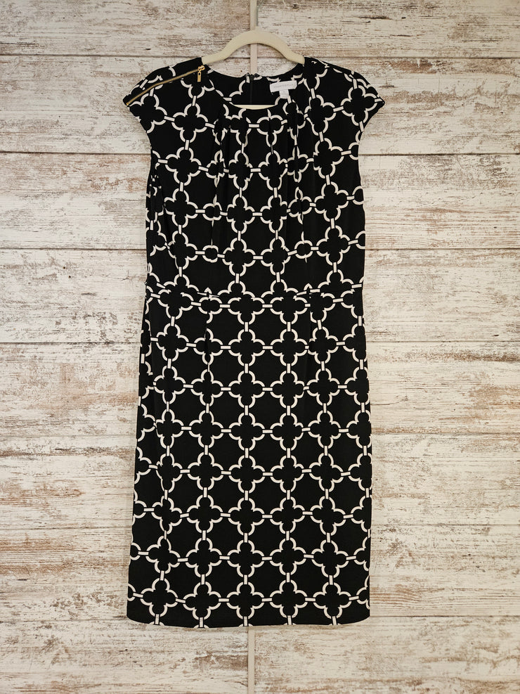 BLACK/WHITE SHORT DRESS-NEW$89