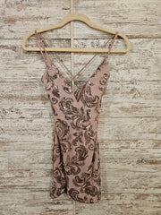 BLUSH SPARKLY SHORT DRESS