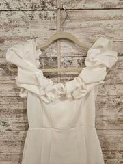 WHITE SHORT DRESS