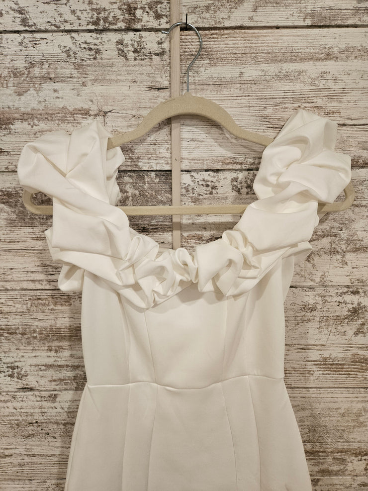 WHITE SHORT DRESS