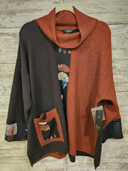 BROWN/BLACK TOP (NEW) $84