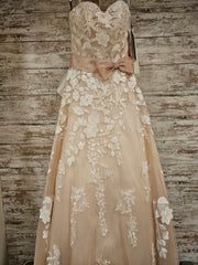 WHITE/NUDE WEDDING GOWN (NEW) $1599