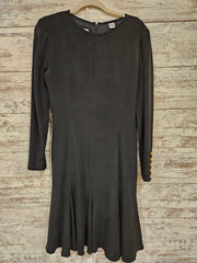 BLACK 100% SILK SHORT DRES$450