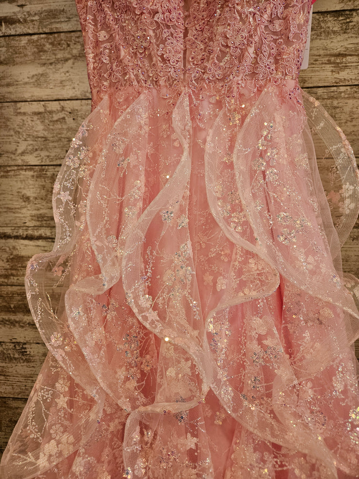 PINK LAYERED A LINE GOWN (NEW)