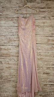 PINK SPARKLY LONG DRESS (NEW)