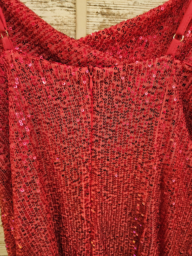 PINK SPARKLY SHORT DRESS