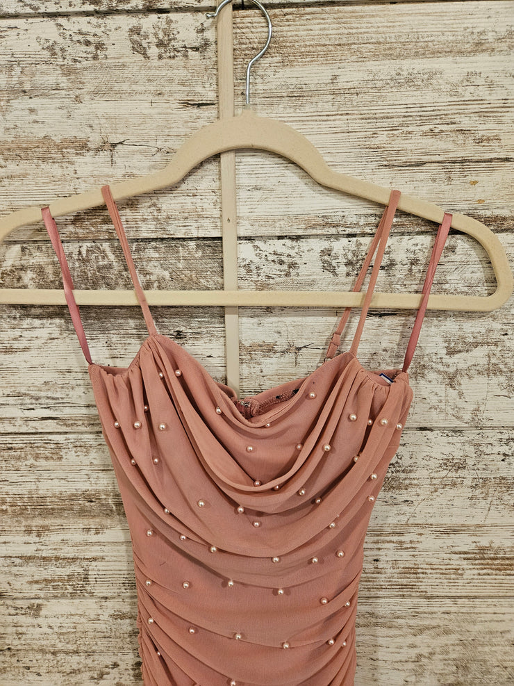 PINK PEARL SHORT DRESS