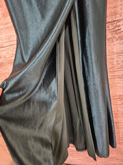 GREEN LONG EVENING GOWN