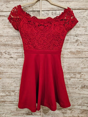 RED SHORT DRESS