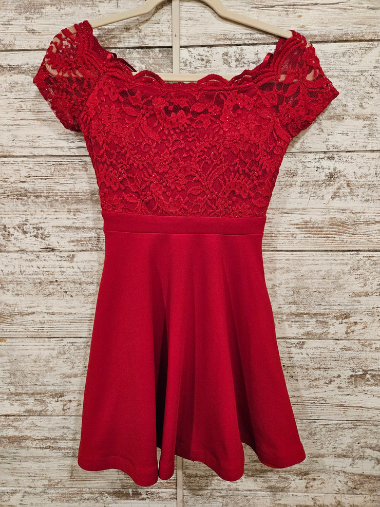 RED SHORT DRESS