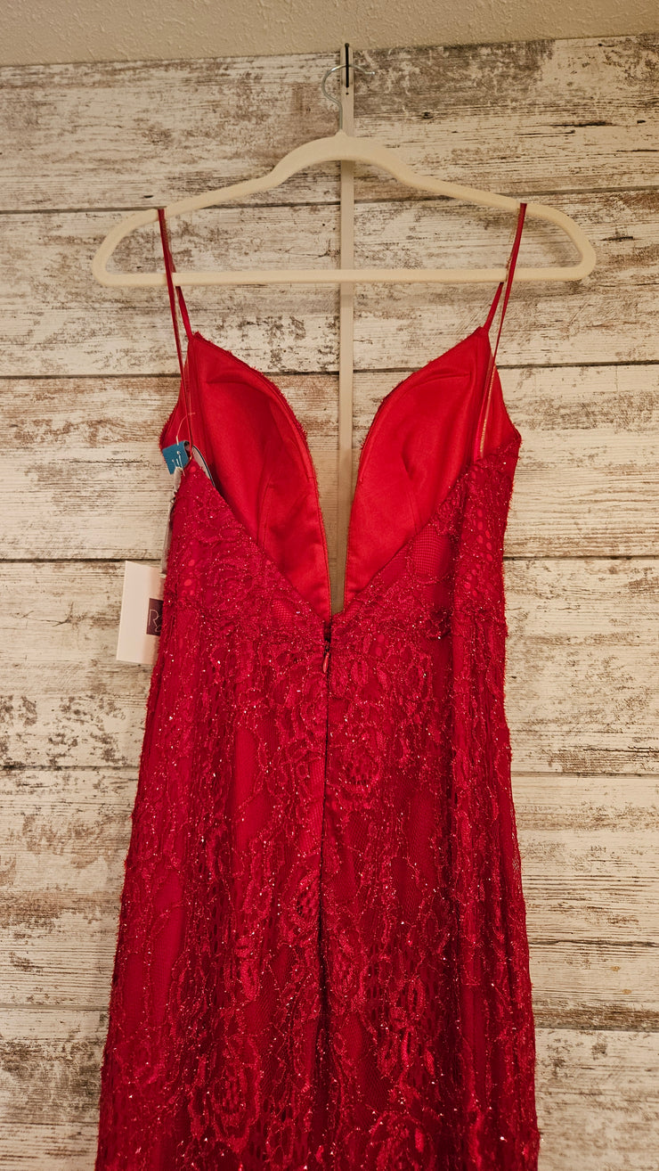 RED SPARKLY LONG DRESS (NEW)