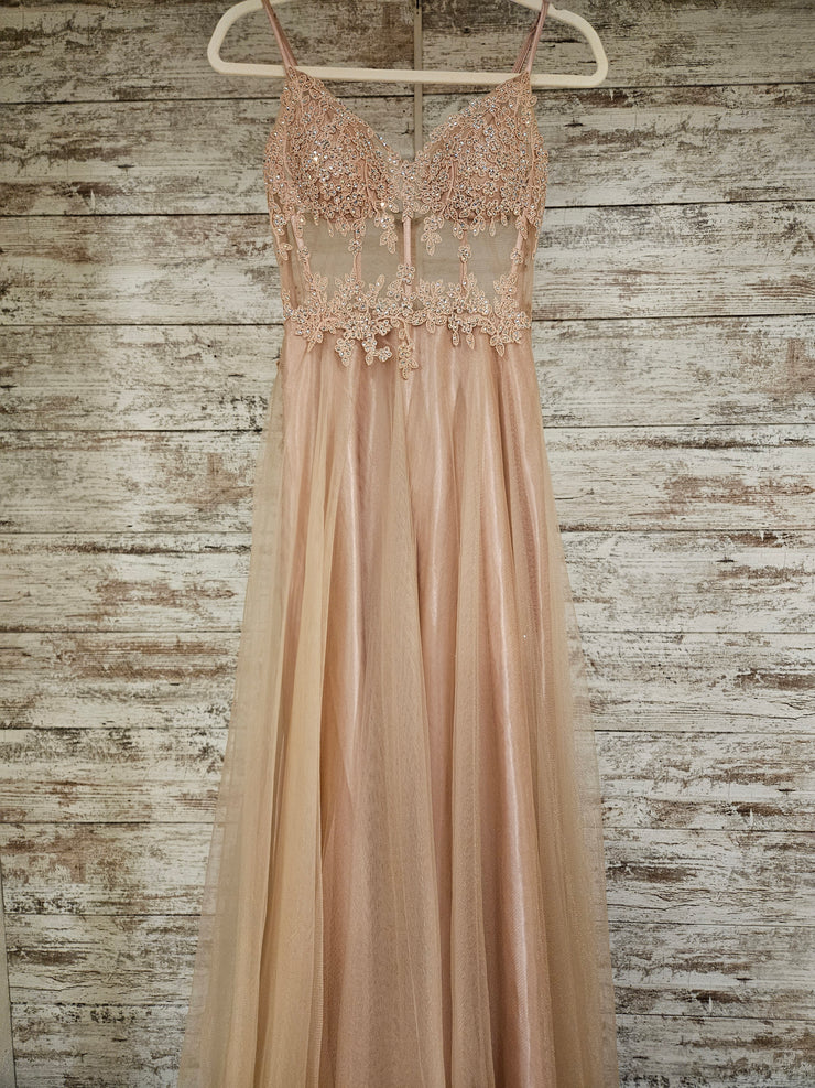 BLUSH A LINE GOWN