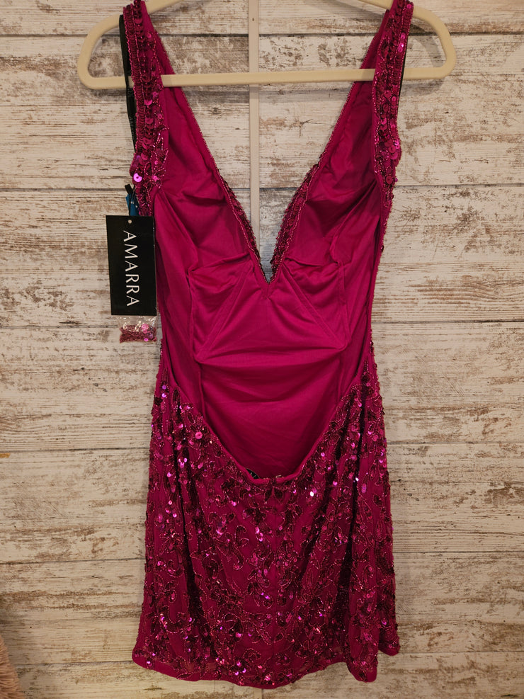 PINK SPARKLY SHORT DRESS (NEW)