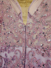 LAVENDER SPARKLY LONG DRESS