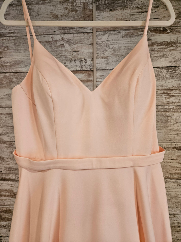 PINK A LINE GOWN