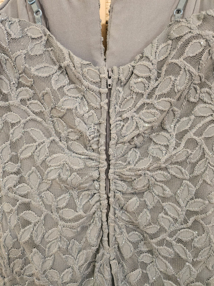 BLUE/FLORAL SHORT DRESS