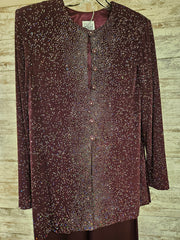 PURPLE SPARKLY 2 PC. PANTS SET