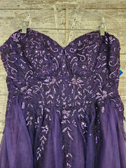 PURPLE PRINCESS GOWN