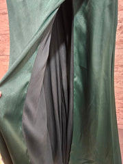 GREEN LONG EVENING GOWN