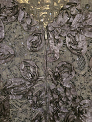 NAVY LONG EVENING GOWN