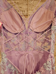 LAVENDER/BLUE FLORAL MERMAID