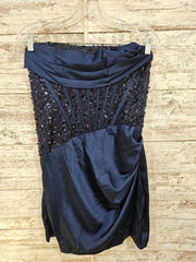 NAVY SHORT DRESS (NEW)