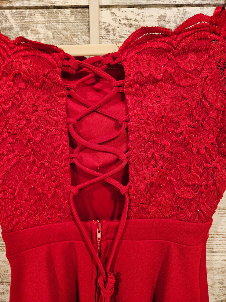 RED SHORT DRESS