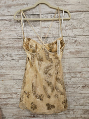 IVORY/GOLD SHORT DRESS (NEW)