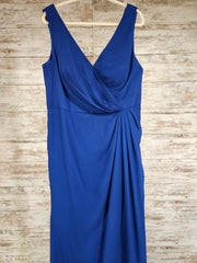 ROYAL BLUE LONG EVENING GOWN