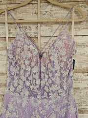 LAVENDER SPARKLY LONG DRESS