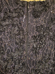 NAVY A LINE GOWN (NEW)