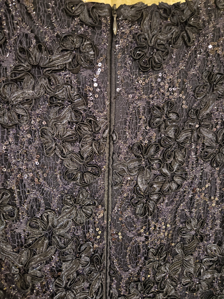 NAVY A LINE GOWN (NEW)