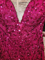 PINK SPARKLY SHORT DRESS (NEW)