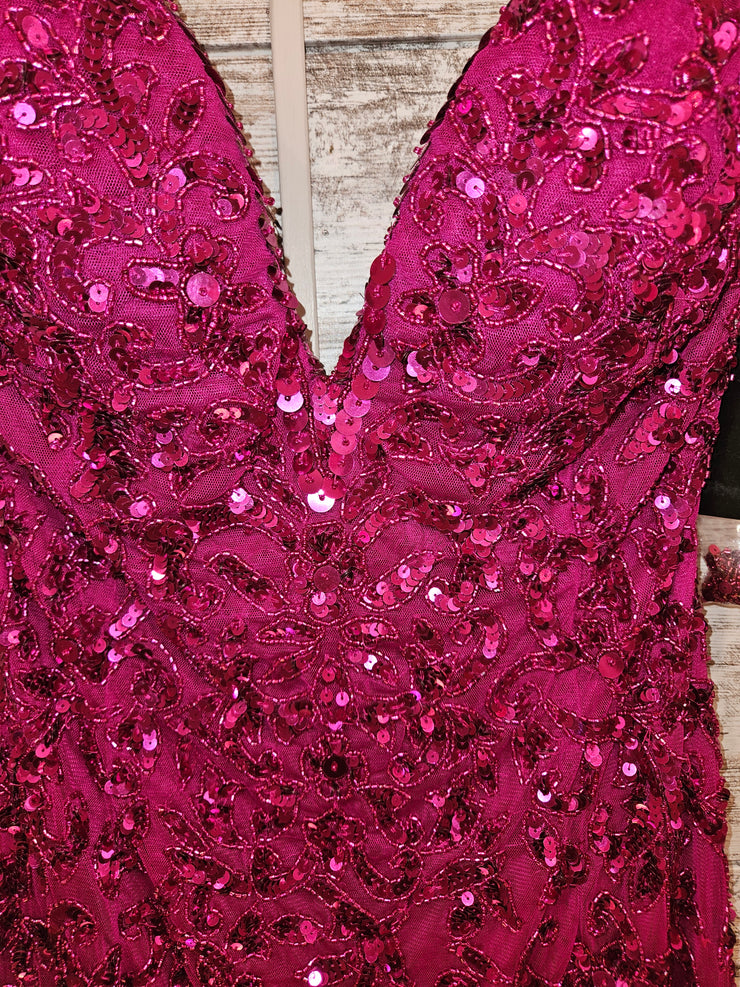 PINK SPARKLY SHORT DRESS (NEW)